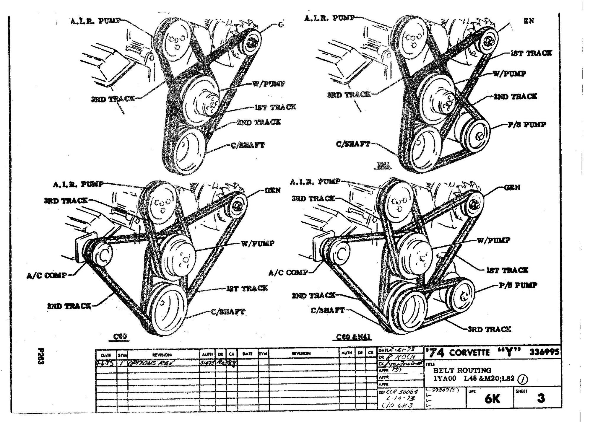 Engine Belt Diagram