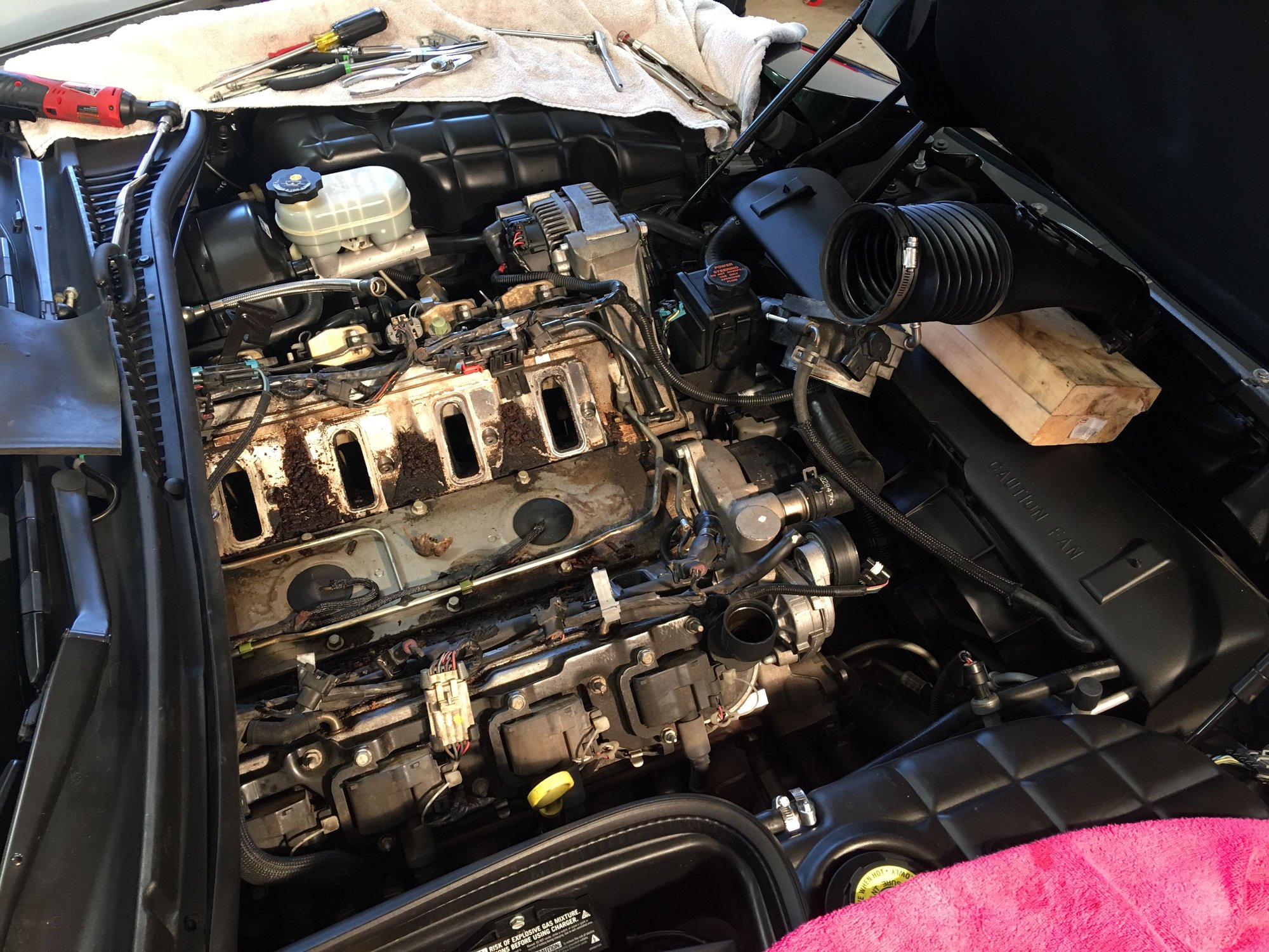 WHY? PCV hose not connected. CorvetteForum Chevrolet Corvette Forum