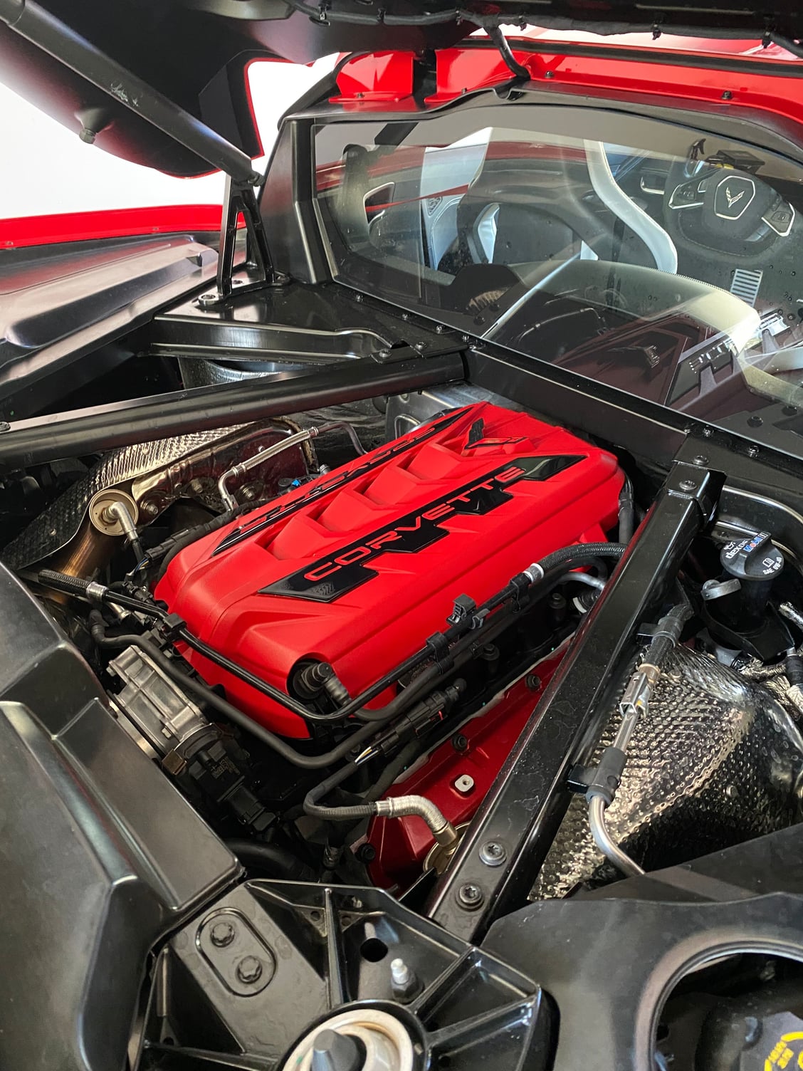 Custom Engine Cover Installed - CorvetteForum - Chevrolet Corvette