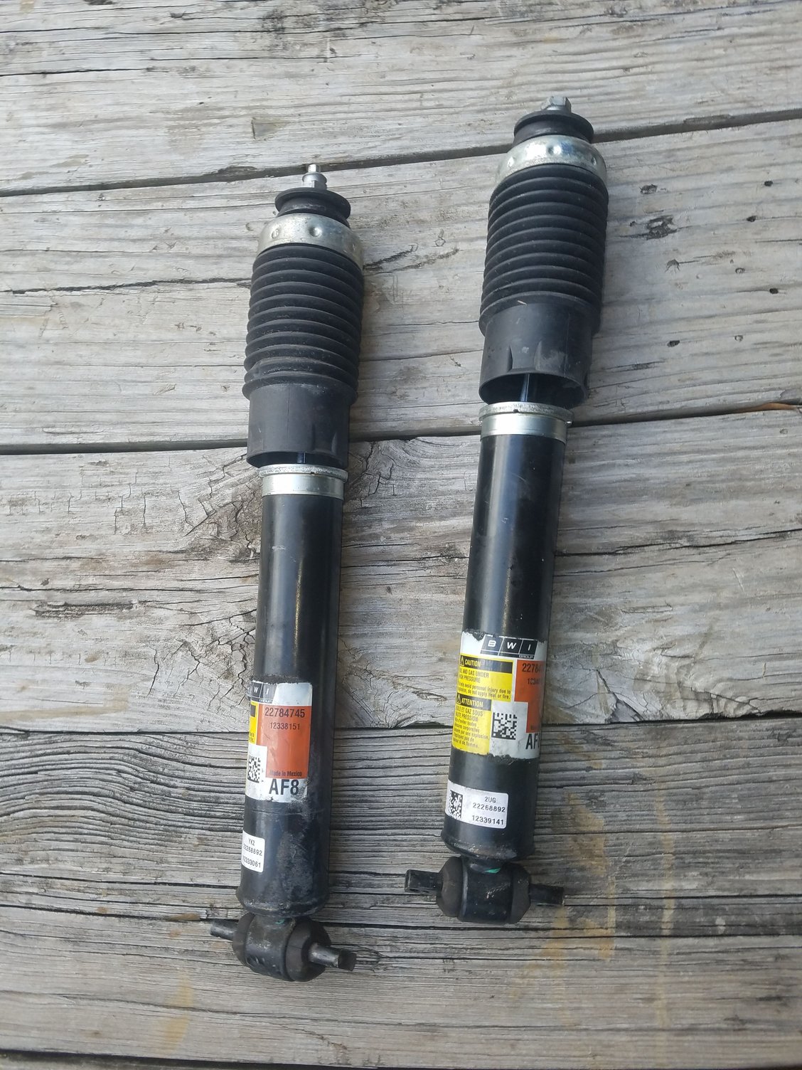 FS (For Sale) 2013 Z06 ride control shocks like new