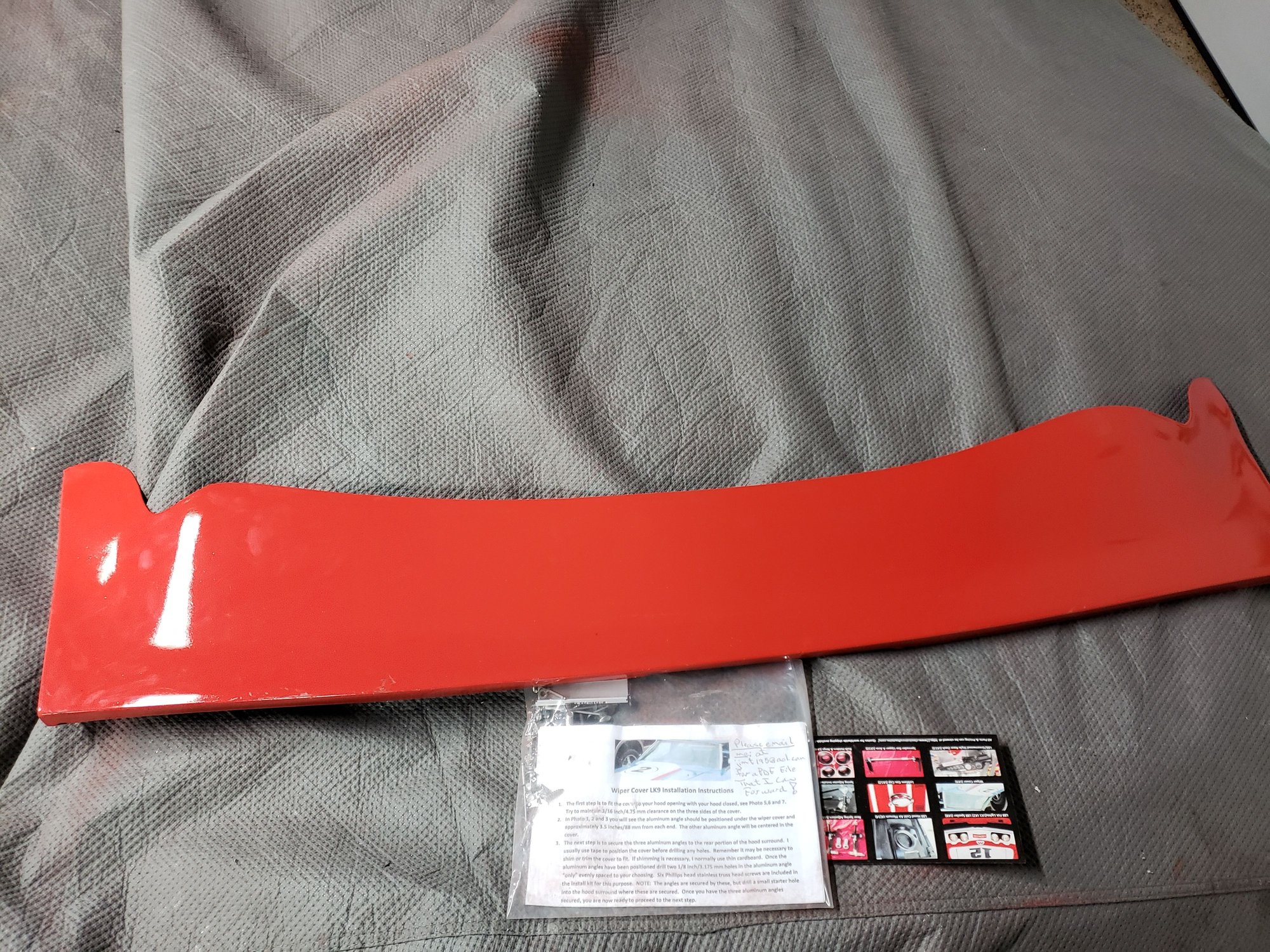 FS (For Sale) C3 Corvette 19681972 L88 FIA Wiper Cover Kit 240