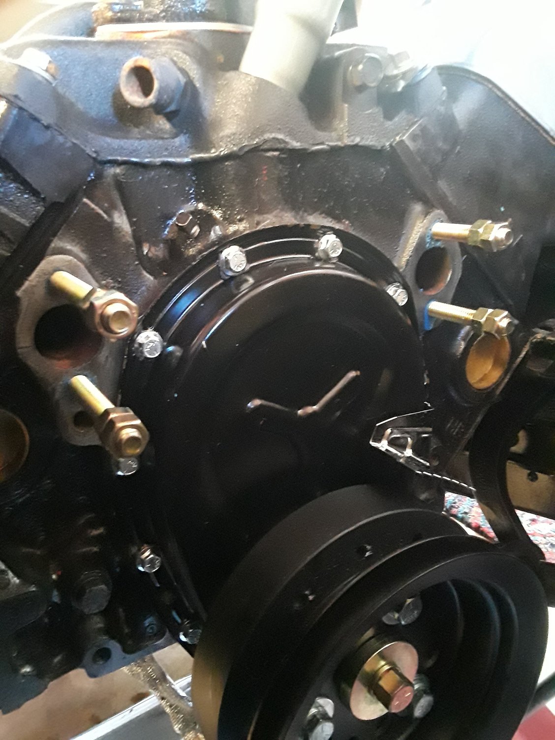 C1 Water pump/engine mount studs vs. bolts. CorvetteForum Chevrolet