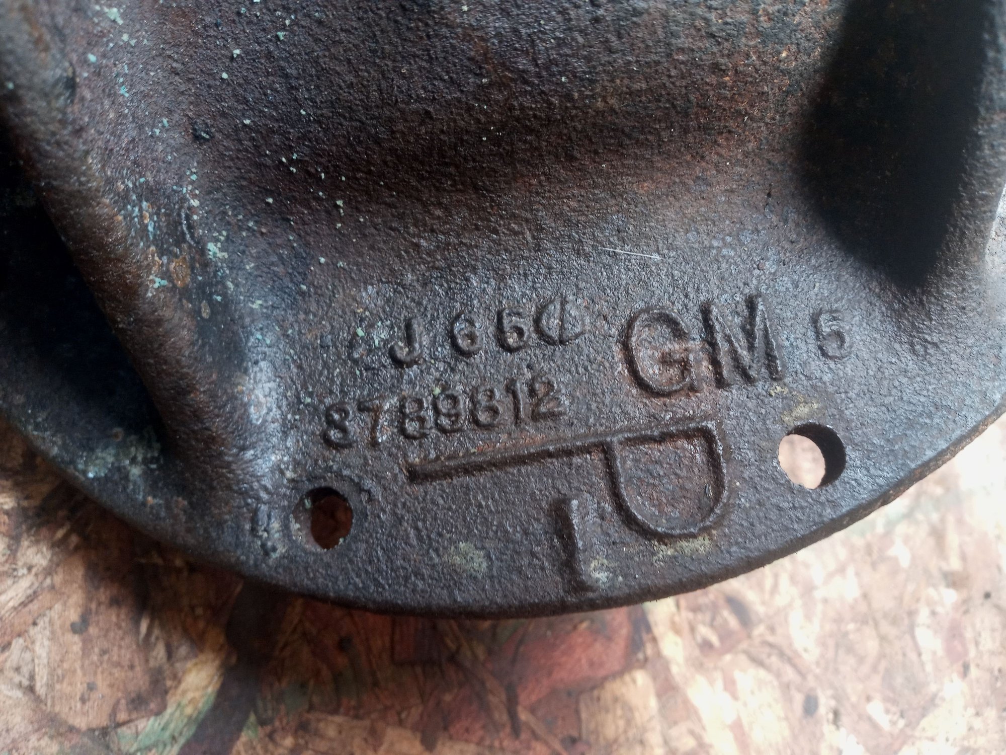 C1 How to find the rear axle part number to identify year