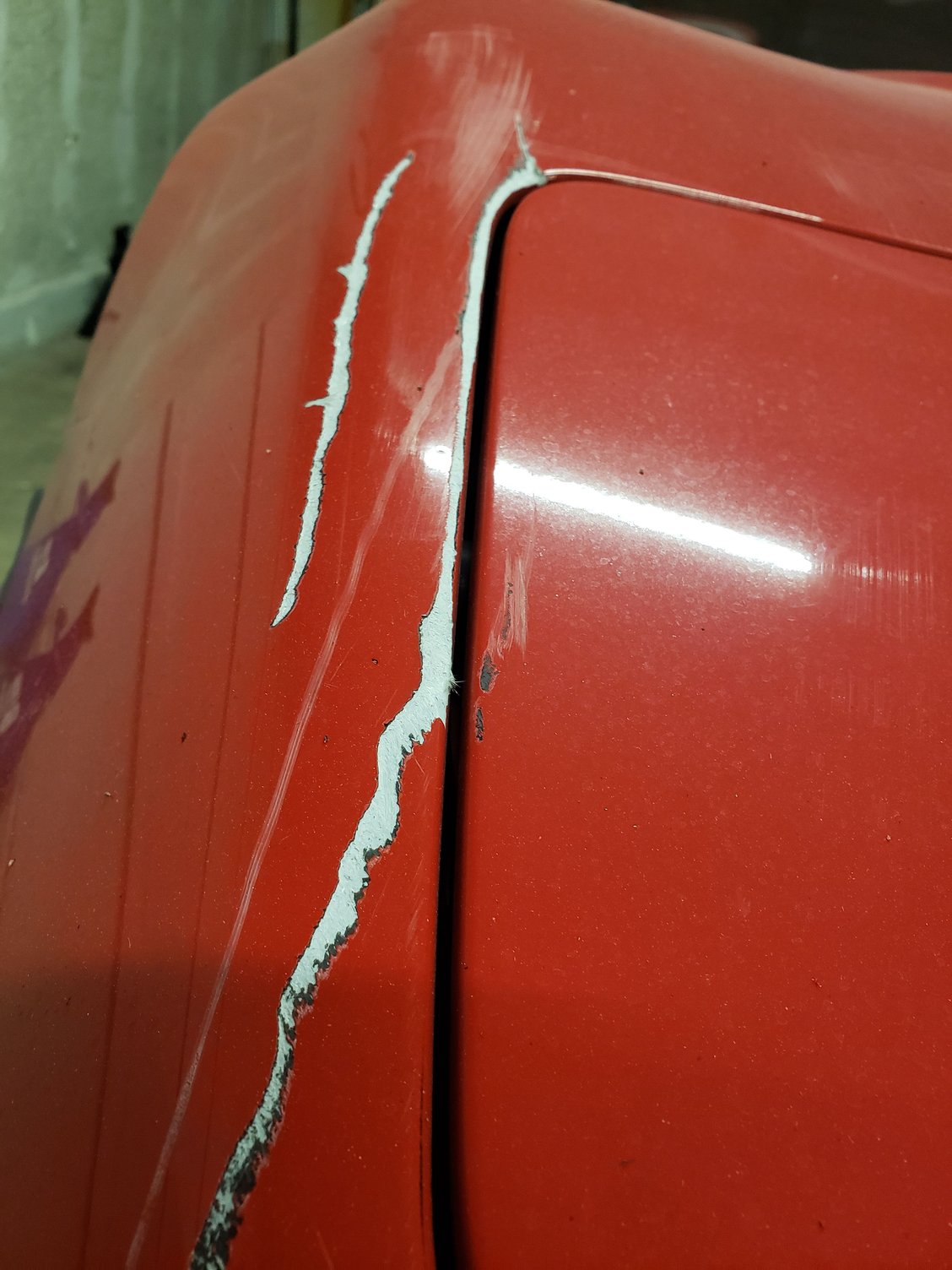 Hood SMC Crack Gouge Paint Repair Blend Clear Fiberglass Primer Sand