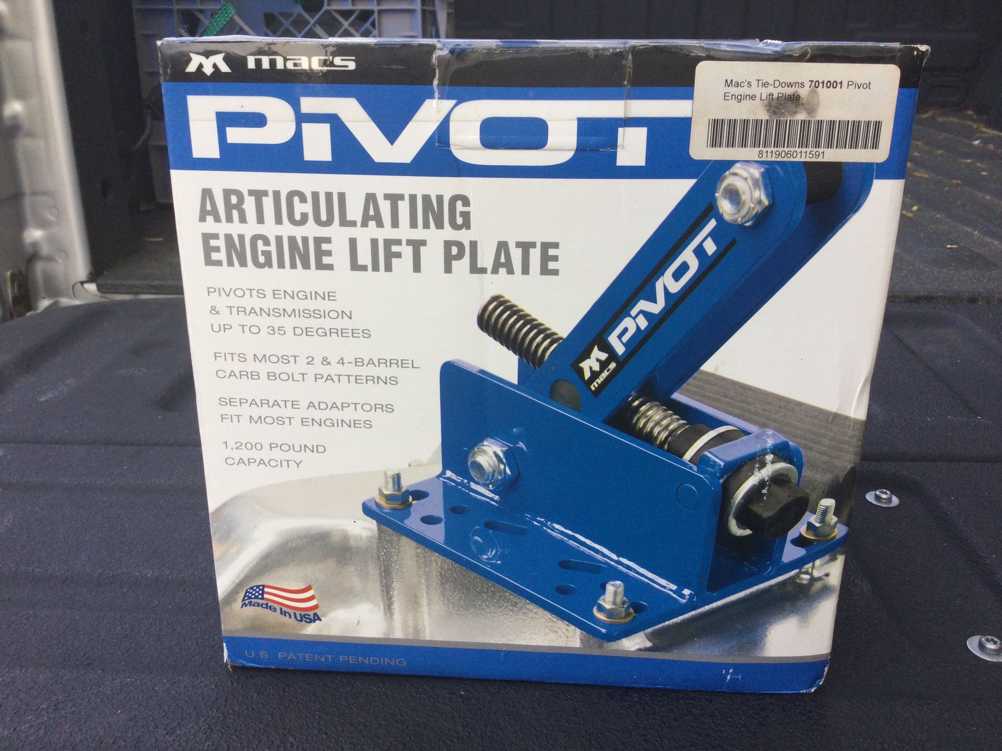 FS (For Sale) Mac’s articulating engine lift plate. NEW CorvetteForum