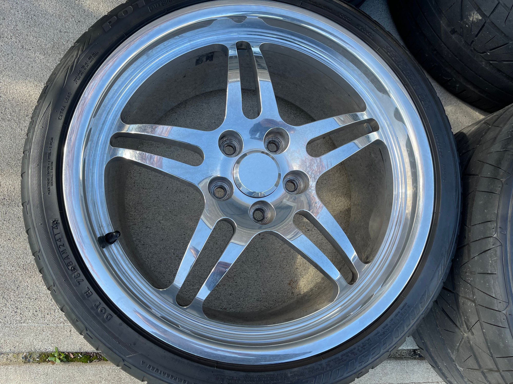 FS (For Sale) CCW 505A 1 Piece Forged Wheels 19x10 19x11 with Tires ...