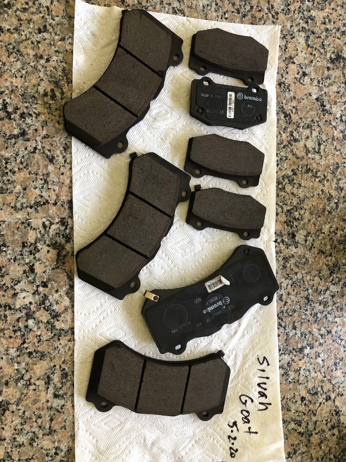 FS (For Sale) C7 Z06 Brembo Brake Pads 3000 miles CorvetteForum