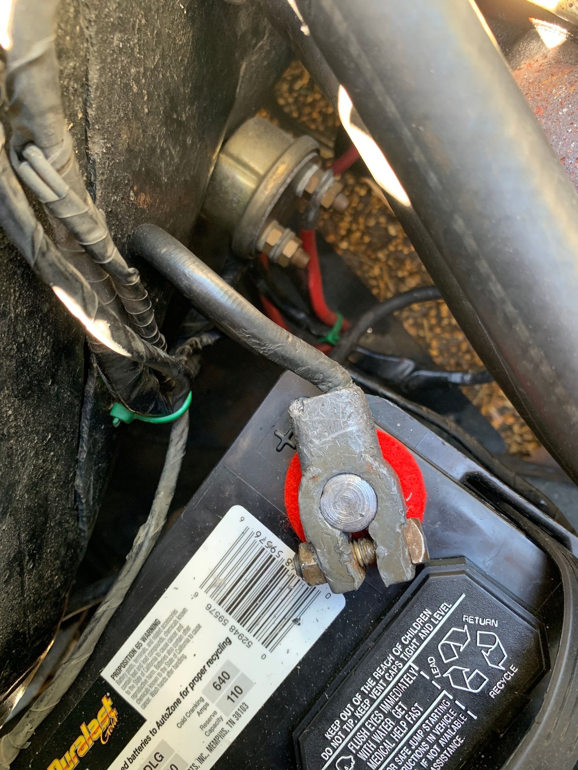 Starter solenoid fusible link blown CorvetteForum Chevrolet