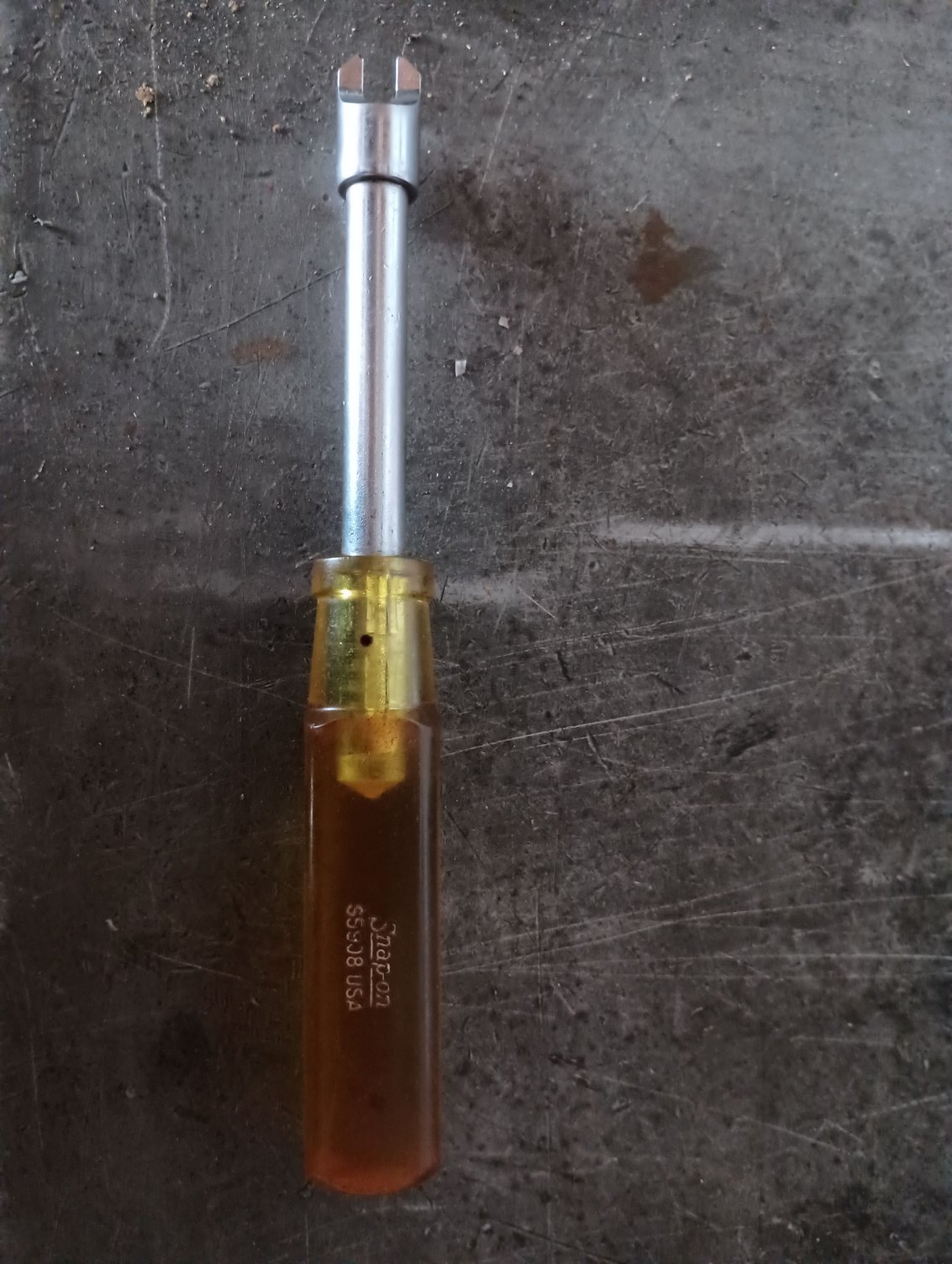 Its a Snap-On. I last purchased any Snap-On when I was still at the dealership. I left in 1978, so this tool has been the roll-away for almost 50 years. Im sure I used it on my 85 when I replaced the switch in 2006.