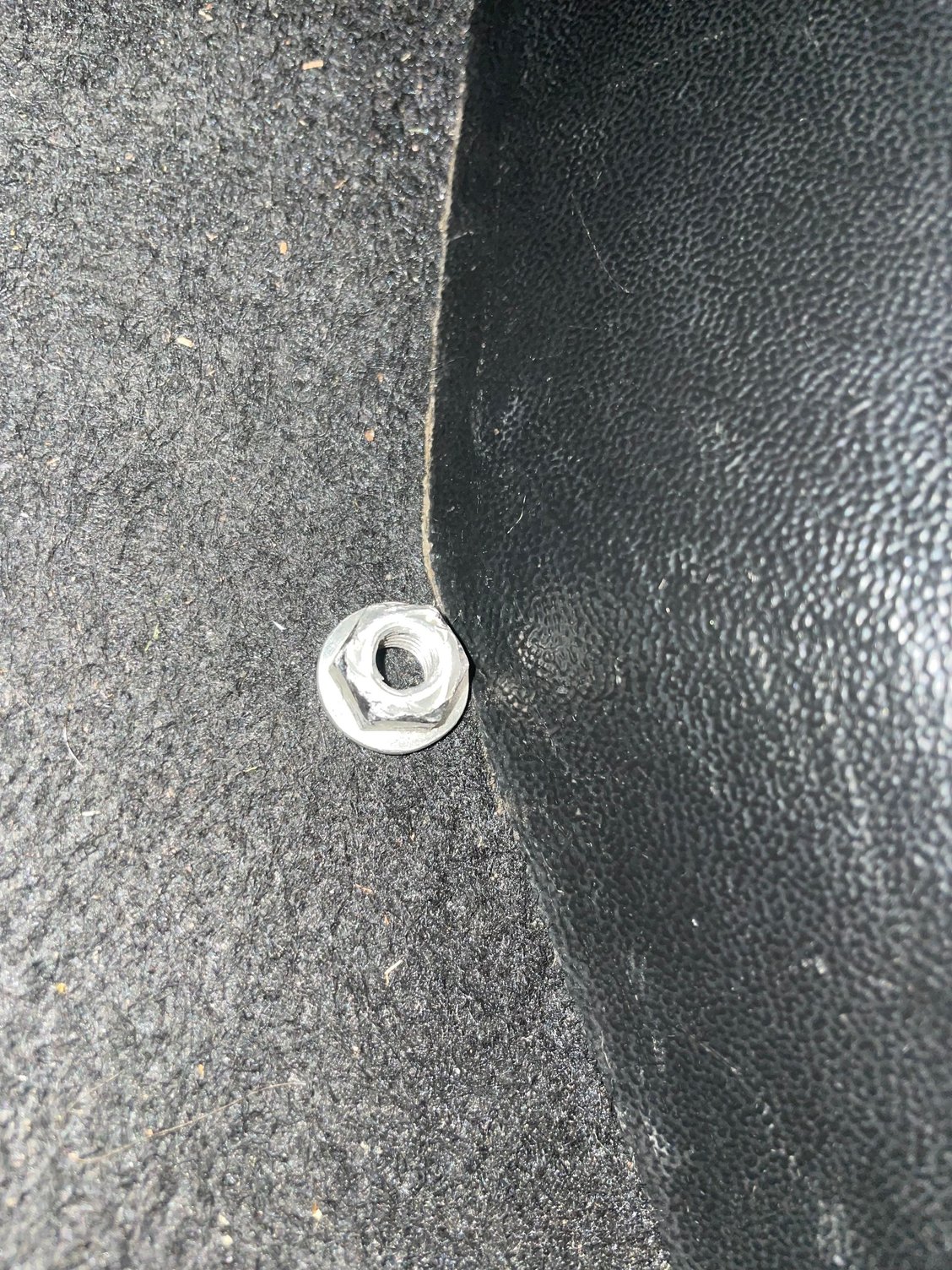 Nut from brake pedal falls loose and jams accelerator pedal wide open