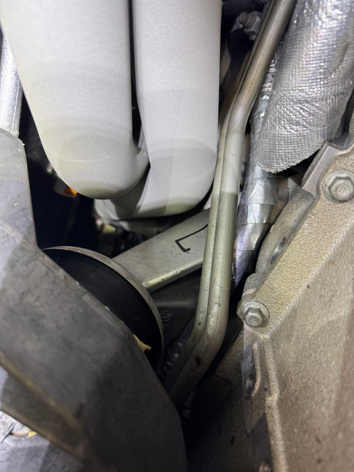 Drivers side - headers rubbing oil line? - CorvetteForum - Chevrolet ...