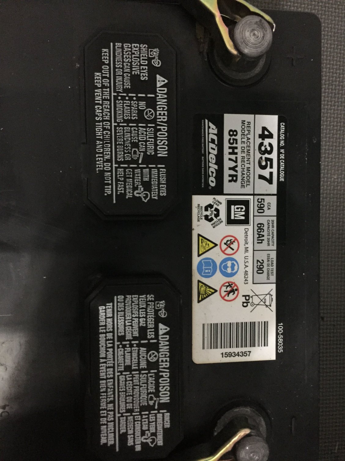 AC Delco battery warranty question - CorvetteForum - Chevrolet Corvette ...