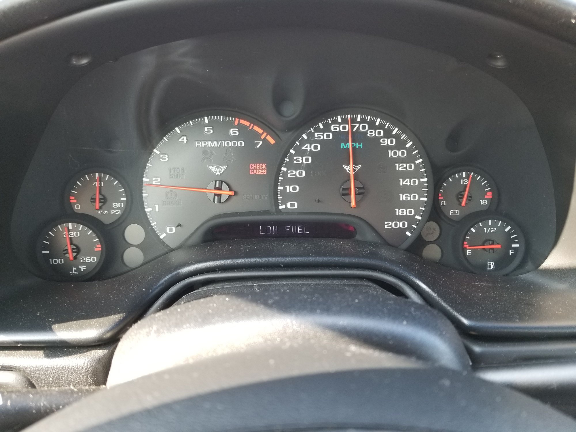 C5 Corvette Gas Fuel Gauge Reads Empty