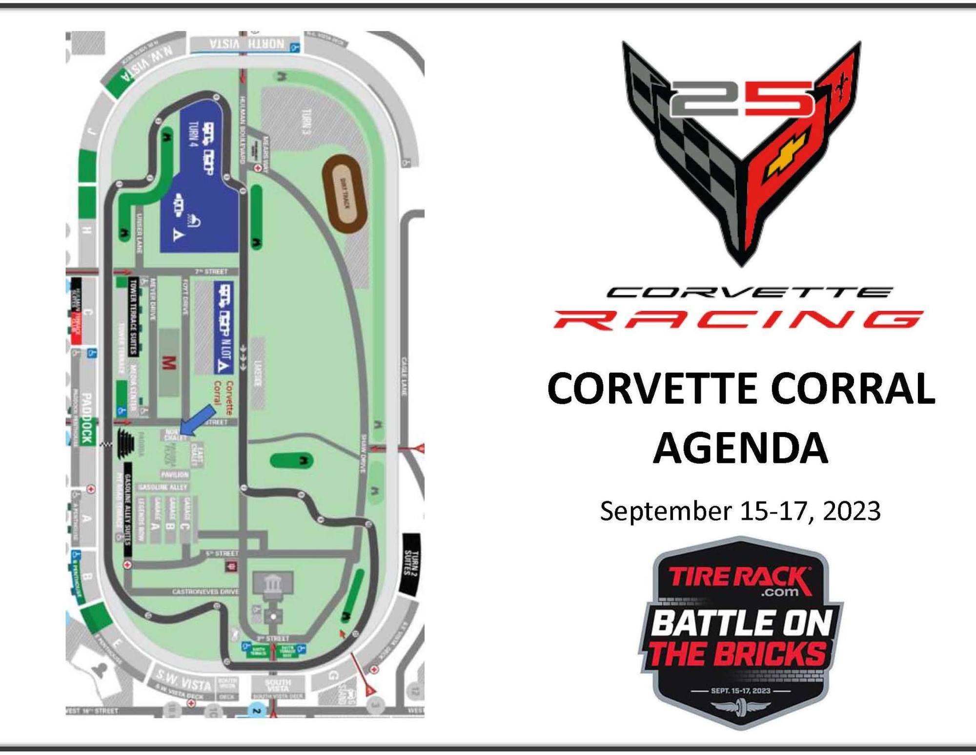 Corvette Corral Tickets Released>Indianapolis IMSA Battle on the Bricks