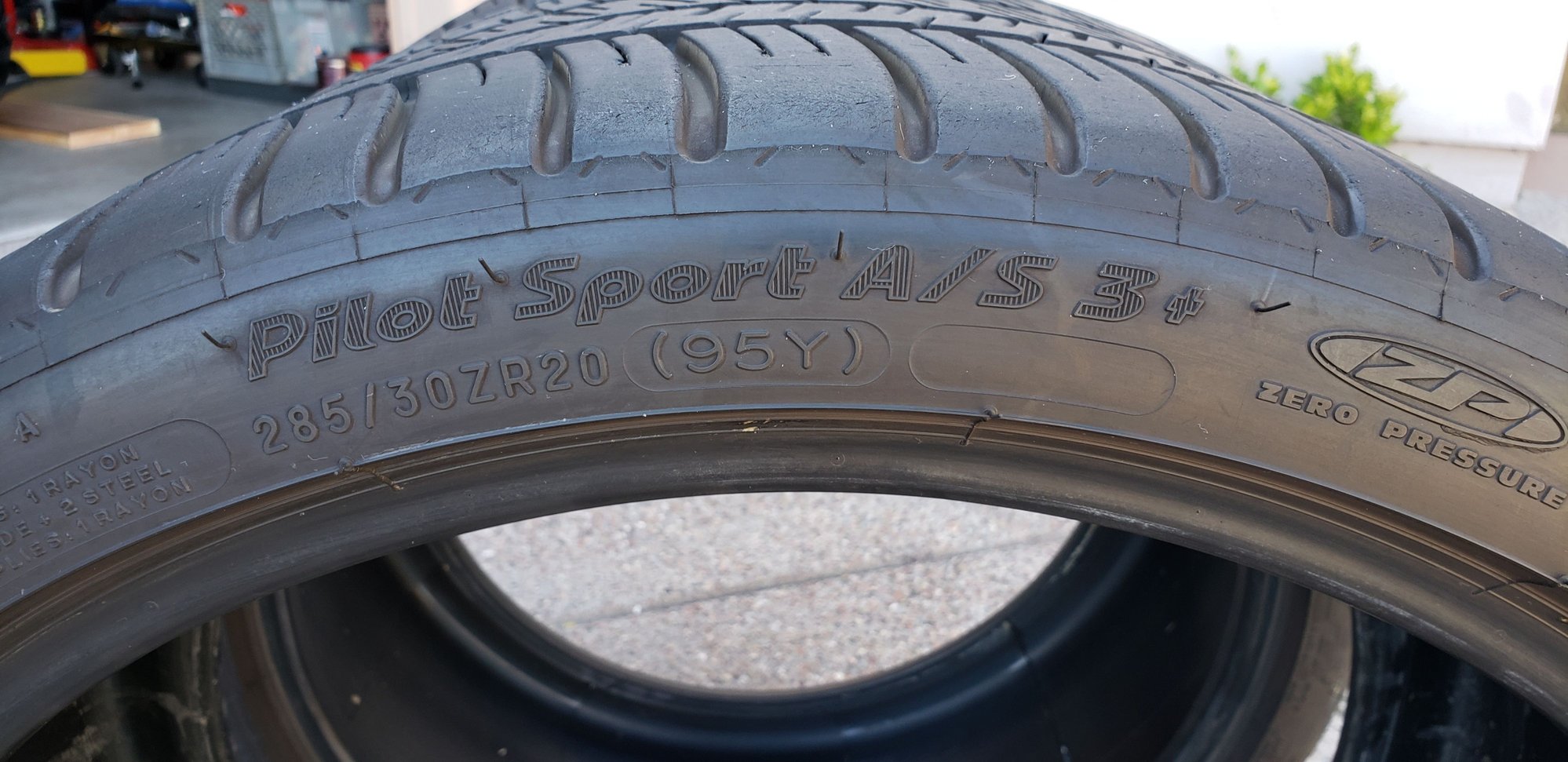 FS (For Sale) Pair of Michelin Pilot Sport AS3+ 285/30ZR20 ZP tires