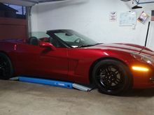 2011 at stock ride height. There is about .5 to .75 inches of clearance between lift and frame.