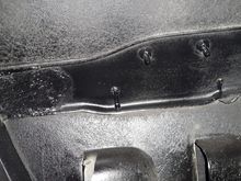 Lower holes have been filled  in.