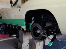 I used painters tape to protect the side of the car when I took off the rocker trim. Undo all the screws, pull out on the bottom enough to clear the brackets and push or hit it straight up as per GM service manual. My drivers side came off eazy. The passager side was stuck, I had to hit hard with my hand and it popped off and went flying! 
