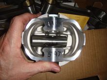 Pistons and pins weighed and balanced to under 1g