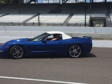 Need a rest after a few laps on Indianapolis Motor Speedway!