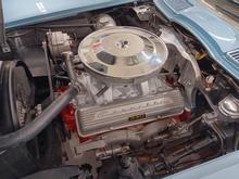 I modded the 300HP air cleaner to look the part with the 340hp parts