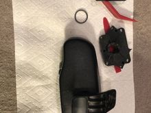I have 2 different pivot sockets with broken tabs in 
The picture along with the metal retention ring 