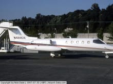 Learjet 25D that we were blessed with owning the last few years of our NHRA drag racing career.. (Other owners of this model Lear were Arthur Godfrey, and Frank Sinatra.  Fun bird! I hand-flew it over 600 mph