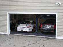 GT3RS and my CTS-4 in the re-finished garage