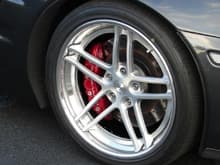 360 Forged wheel upclose