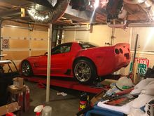 Drivers side and rear