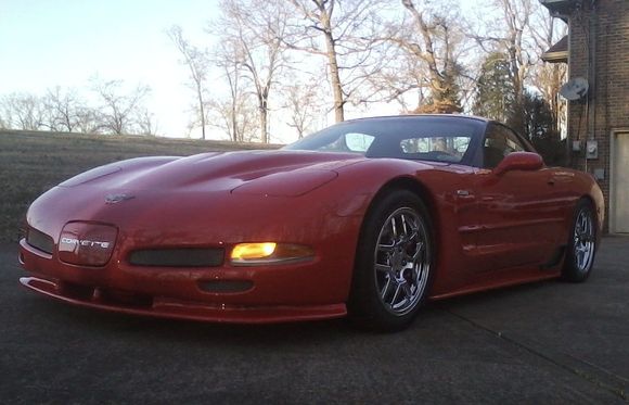 After a nice New Years Day cruise, just before backing her back into her home.
