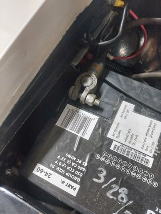 Solder on terminal. The best way IMHO