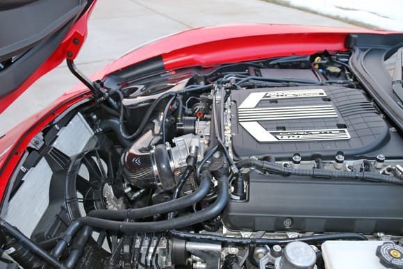 The kind of intake worthy of a $100,000 Track Attack Monster.