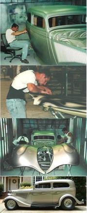 Fleames Under Clear Coat