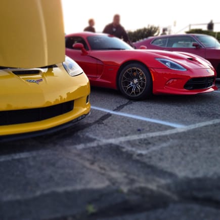 SRT Viper was running low 12s also, time to line em' up!