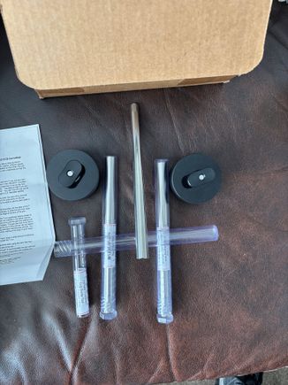 3 stud extenders, 2 RL jacking pucks.  