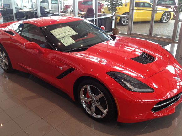 Sitting on the Showroom Floor when I bought it.