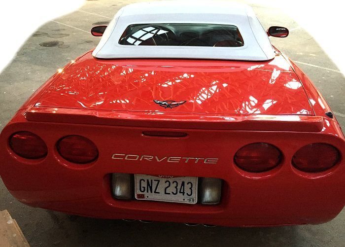New C5 Corvette ZR1 Style PrePainted Rear Spoiler Tape On Style
