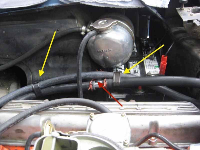 66 Vet Heater Hose Routing CorvetteForum Chevrolet Corvette Forum Discussion