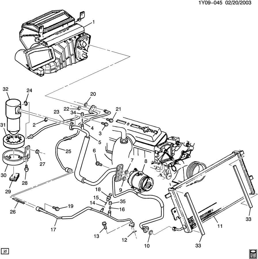 Corvette Engine Parts Diagram