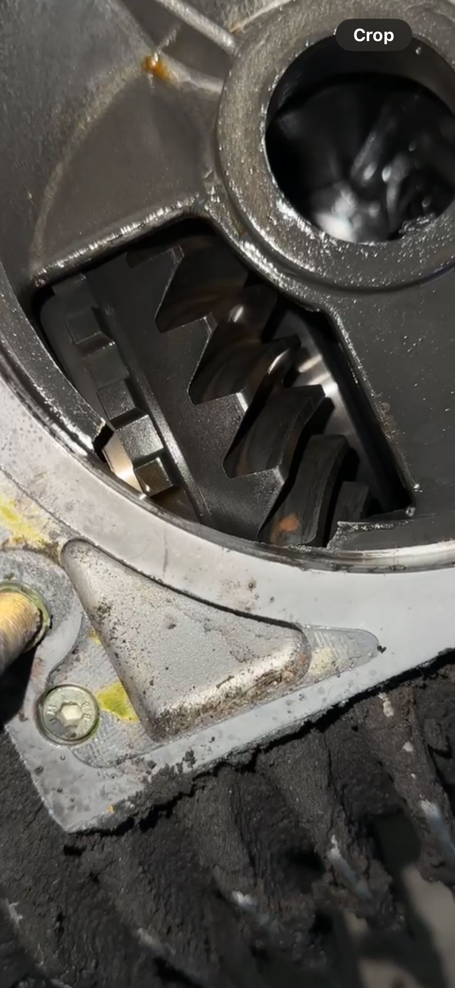 this is a picture of mine, if you notice the metal that looks broken. 