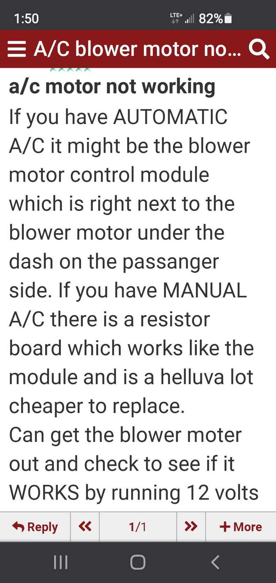 blower motor not blowing CorvetteForum Chevrolet Corvette Forum