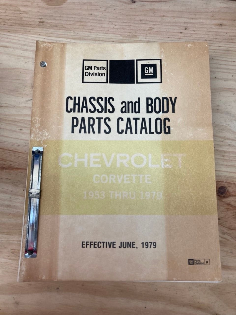 FS (For Sale) Chevrolet Corvette Parts Catalog and Illustration Catalog