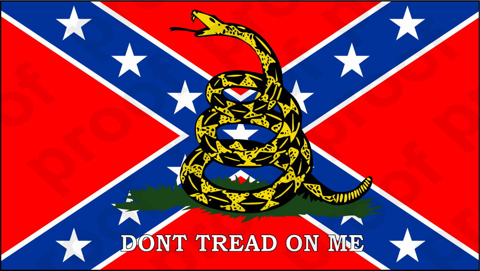 Badass Dont Tread On Me Rebel Flags - Don't Tread On Me. 