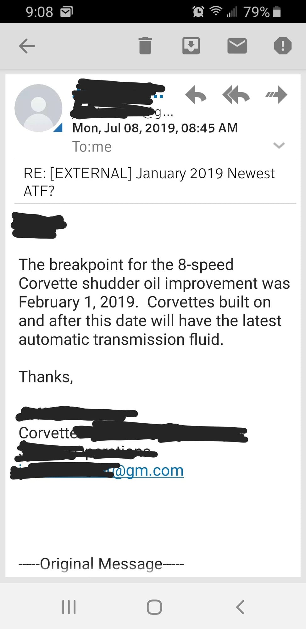 A8 shudder blue or black label on the new oil? - CorvetteForum - Chevrolet  Corvette Forum Discussion