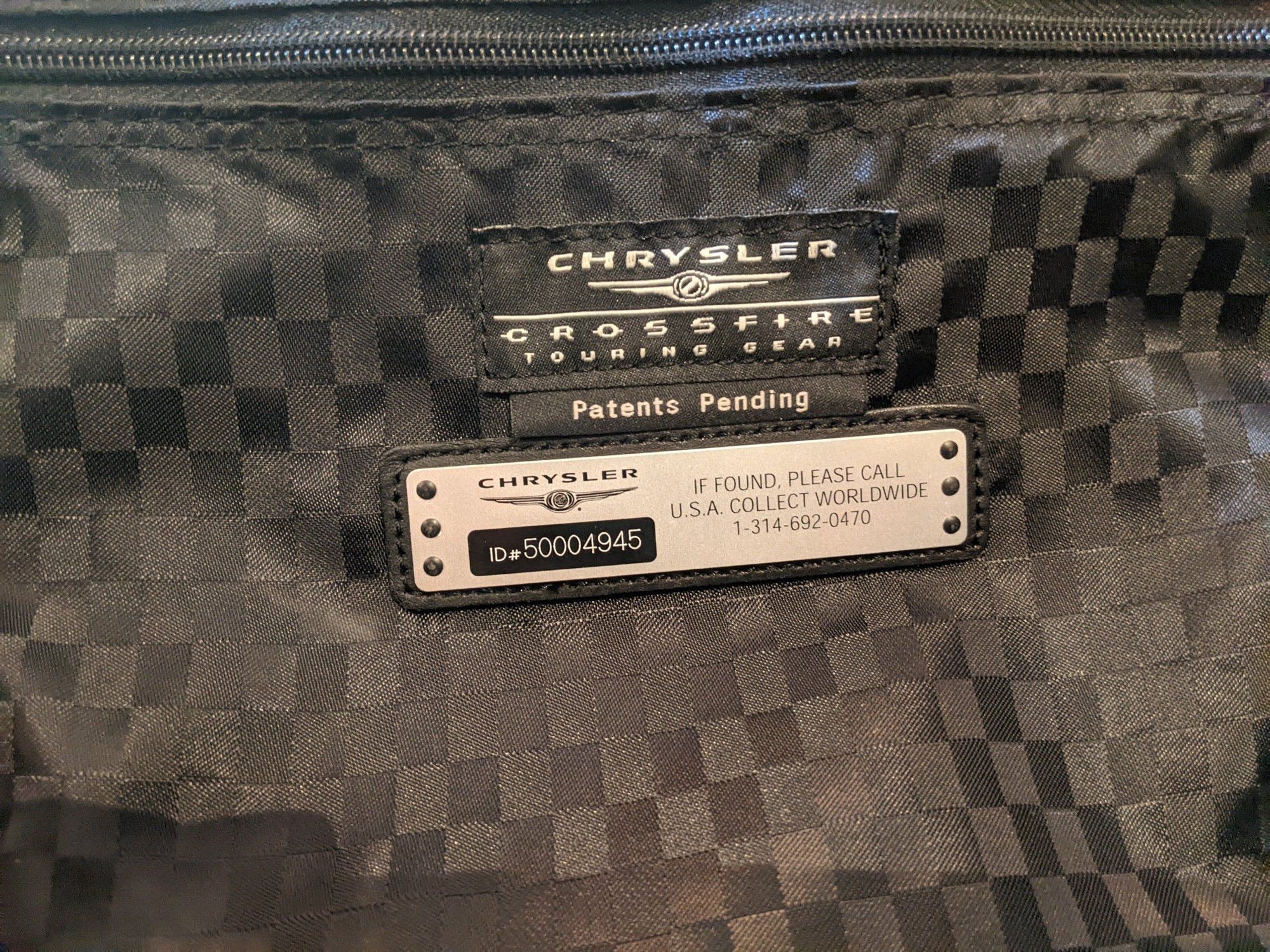 Miscellaneous - Original 2004 Crossfire luggage set. - New - 2004 to 2006 Chrysler Crossfire - Santa Margarita, CA 93453, United States