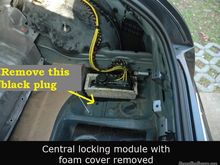 These are the plugs that you need to remove. One in each wheel well.