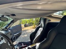 Custom sagging headliner