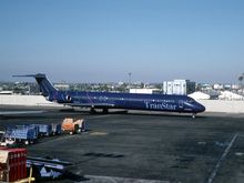 MD-80 TranStar (Before Continental) Arrival at LAX
