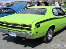 1972 Plymouth Duster Lime Grn Rsvp krm